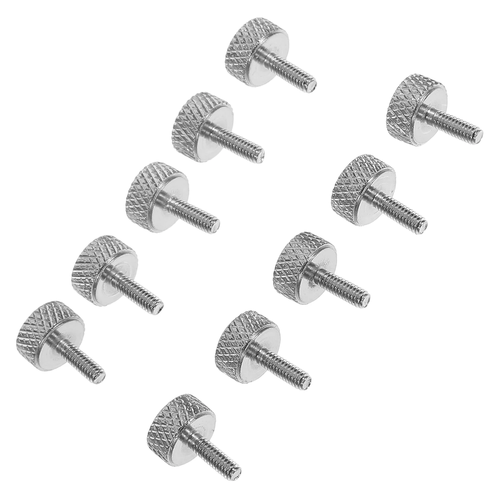 

10 Pcs Caliper Accessories Precision Locking Screws High Strength Material Vernier Clamping Knob Anti Loose Thumb Metal Long