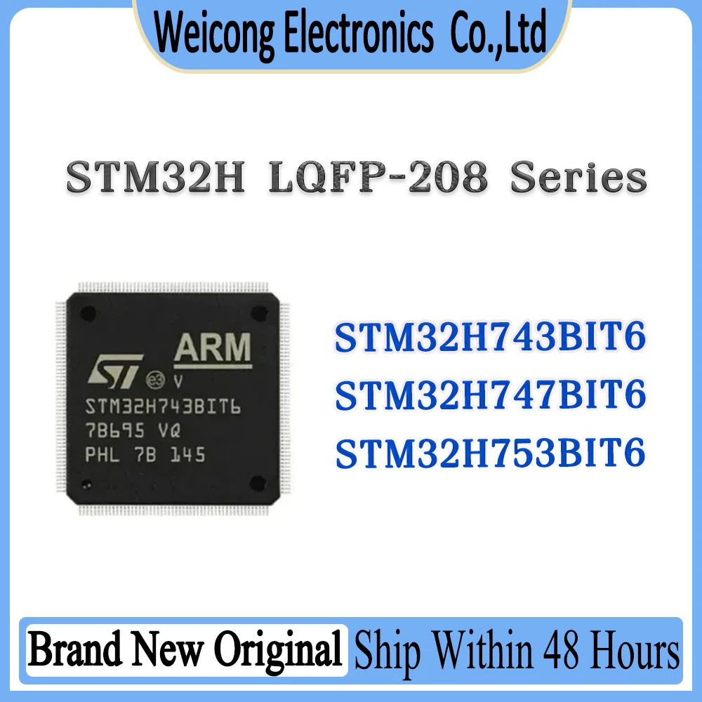 STM32H743BIT6 STM32H747BIT6 STM32H753BIT6 STM32H743 STM32H747 STM32H753 STM32H STM32 STM IC MCU Chip LQFP-208