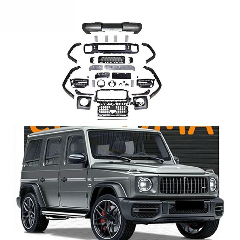 

Upgrade Assembly Kit Full Body Kit Hood Fender Front Bumper Wheel Brow for W464 Upgrade to W465 2025+ G63 Bodykit