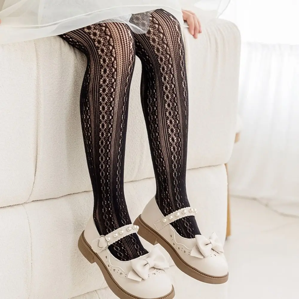 

Новые нейлоновые сетчатые колготки, эластичные детские колготки в подарок для девочек, модные летние носки для детей