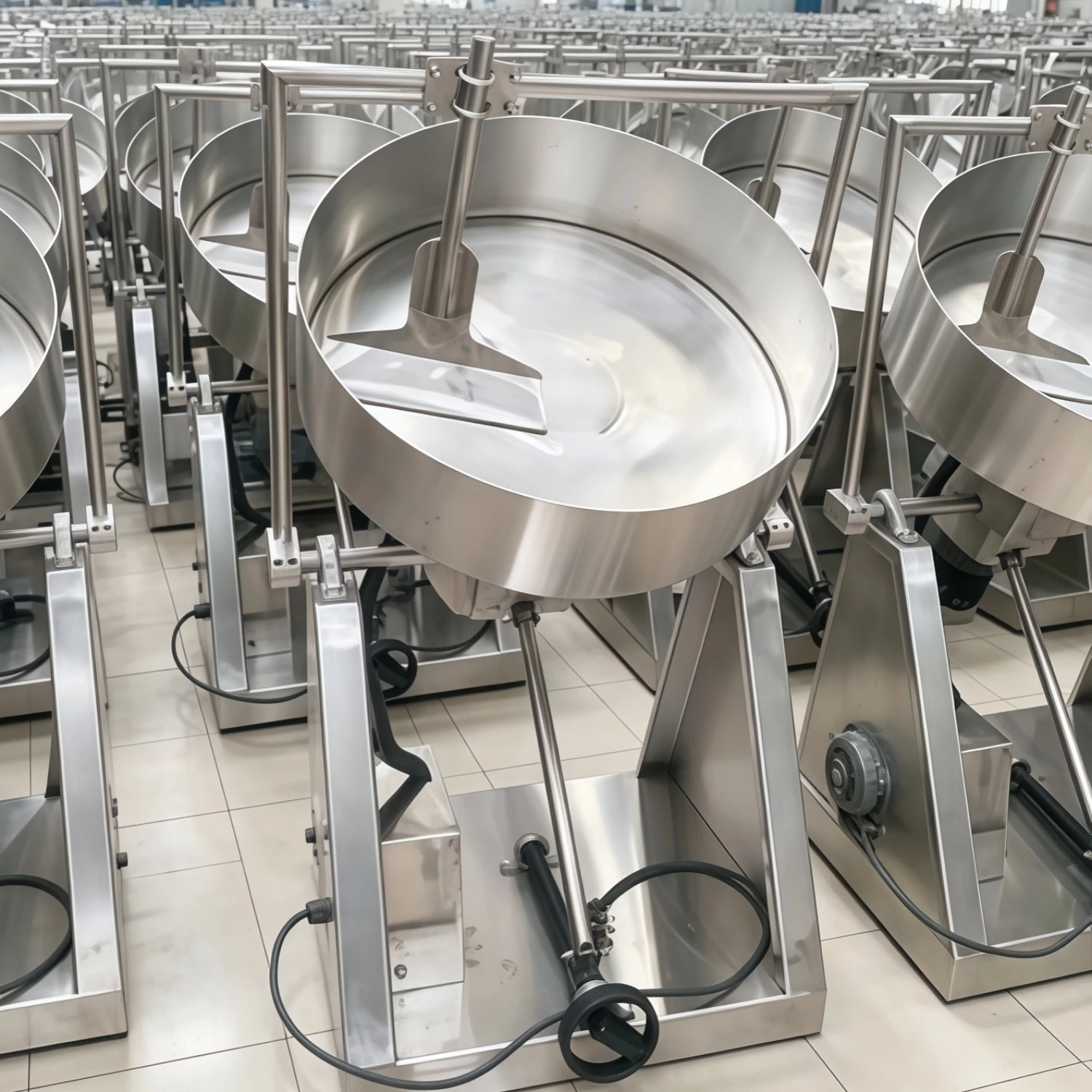 Stainless Steel Motor Granulator High Yield Organic Fertilizer Mineral Powder Disk Granulation Equipment