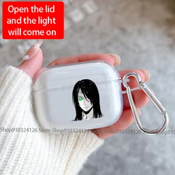 Funda transparente de Anime Attack on Titan para Airpods 4Pro 3 2 hingeki No Kyojin Levi Eren Yeager fundas de Airpod TPU funda para auriculares