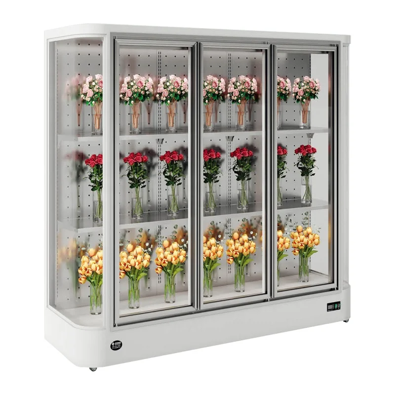 Multi-layer fresh flower display refrigerator