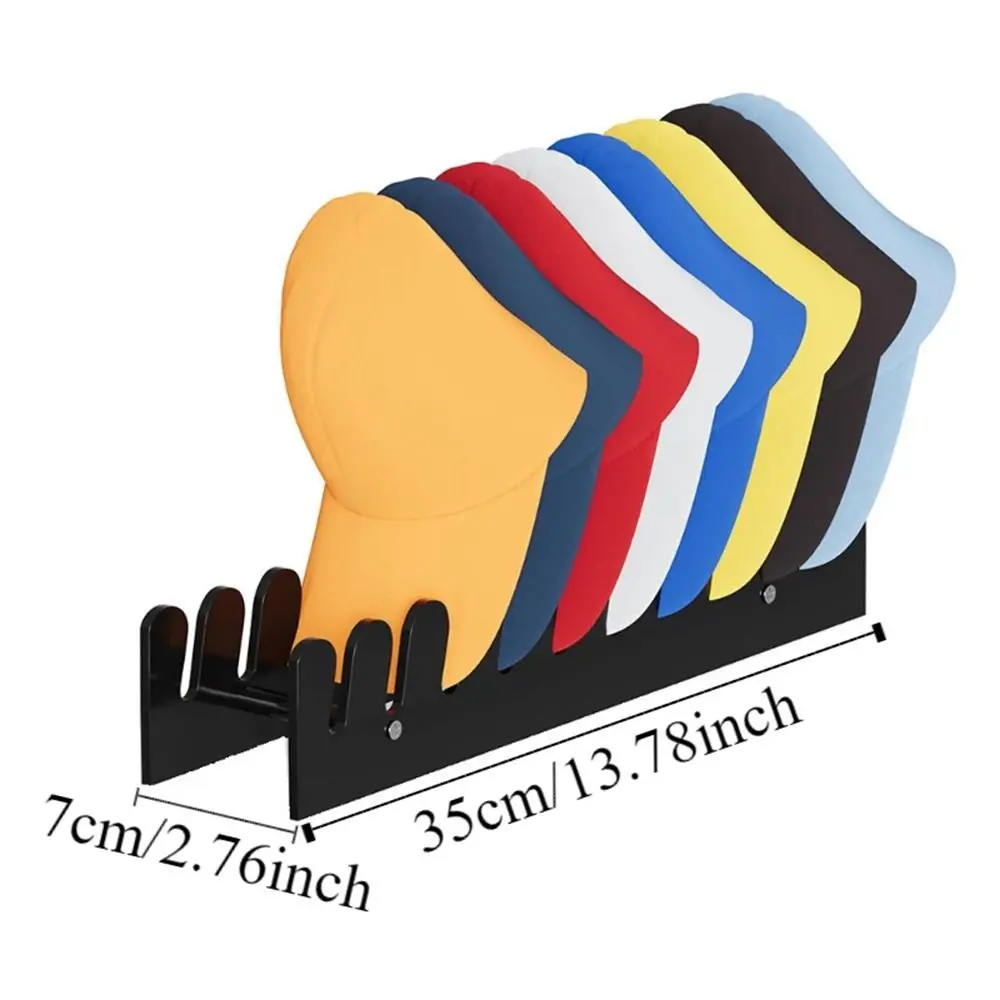 Acrylic Baseball Cap Display Rack 10 Caps Multifunction Hat Stand for Baseball Caps Save Space Smooth and Rounded Edges