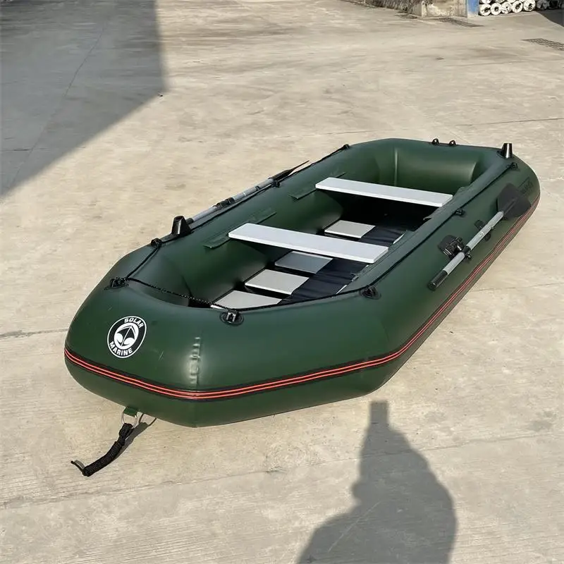 

PVC Inflatable Boat Fishing Kayak 3 Person Luxury Yacht Dinghy Canoe 8.8ft Fishing Boat Free Accessories for Water Sports