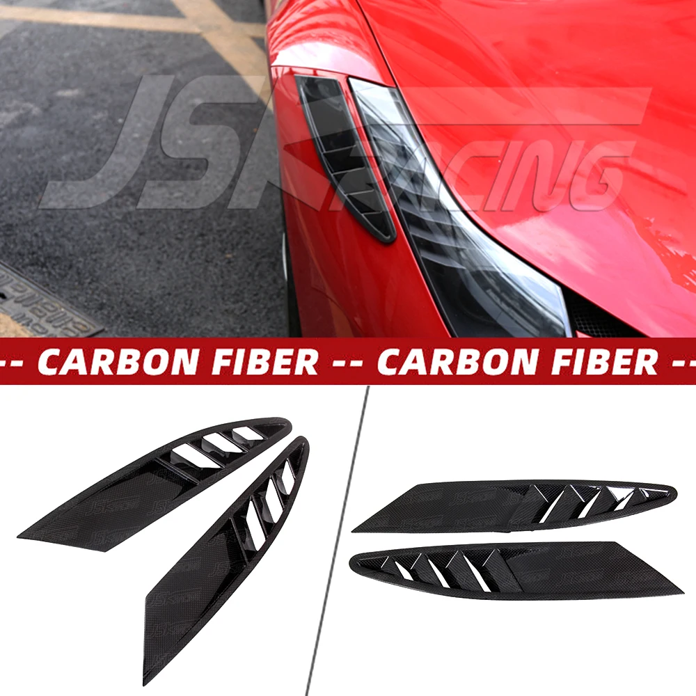 

Jsk Style Carbon Fiber Front Bumper Side Vents (Plain Weave) For Ferrari 458 Italia And Spider 2011-2013