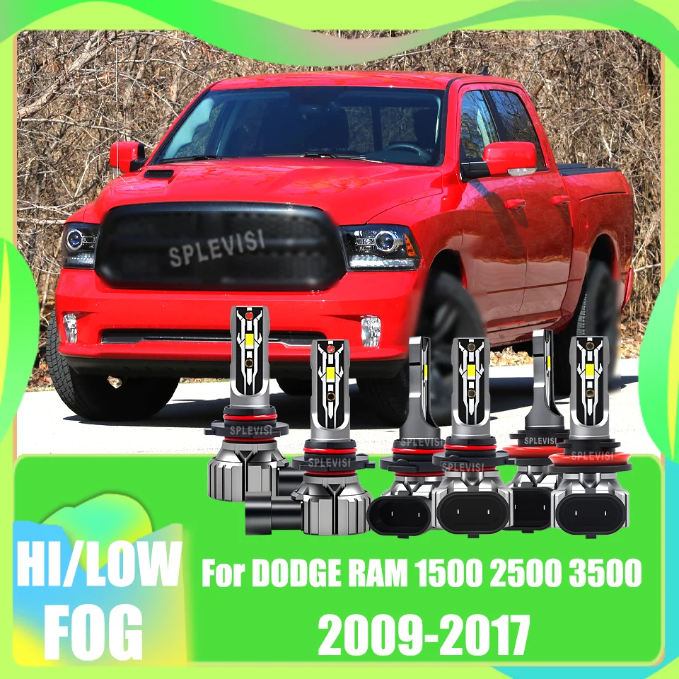 

Universal Waterproof LED Fog Lights Dual Beam Lamp Set For DODGE RAM 1500 2500 3500 2009 2010 2011 2012 2013 2014 2015 2016 2017