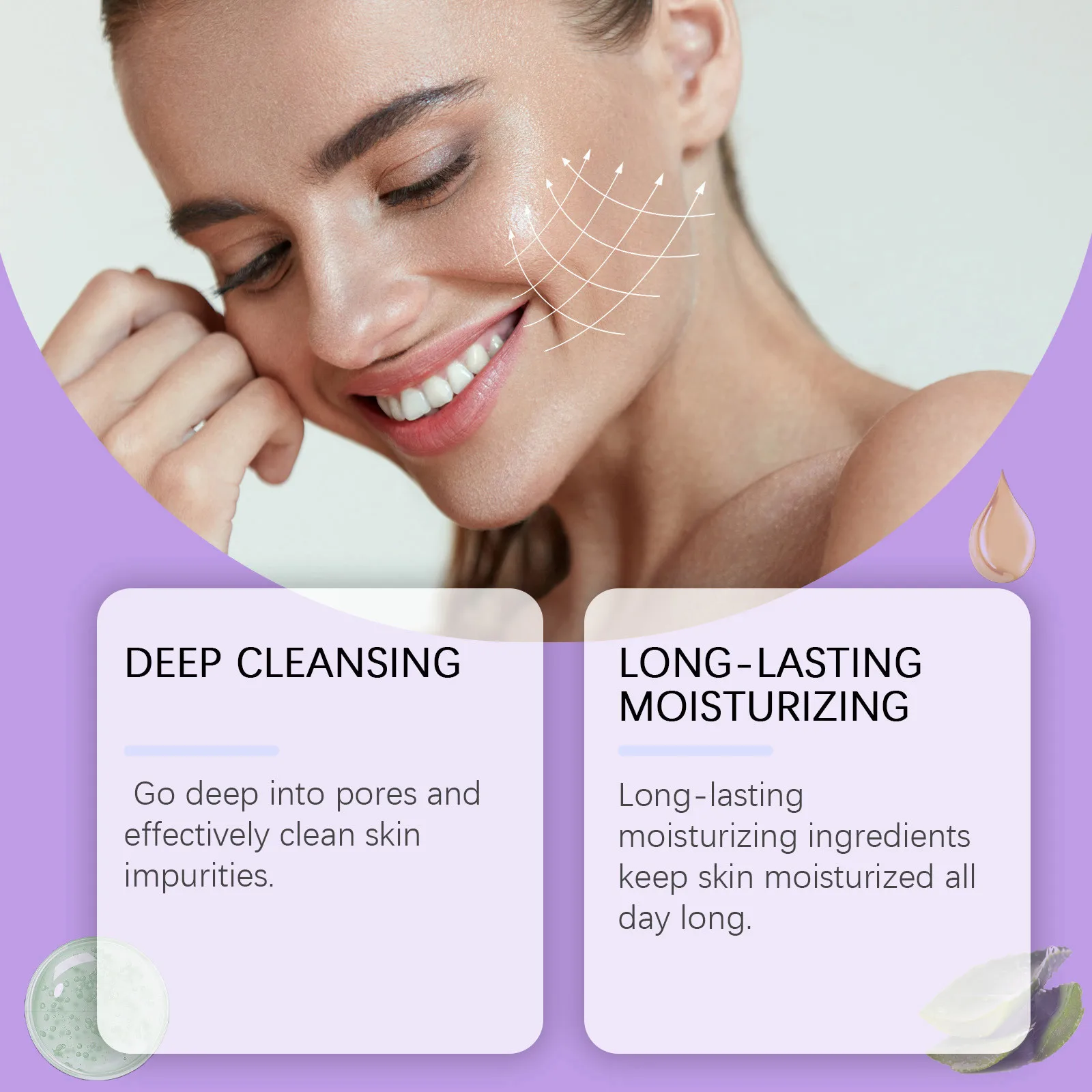 تونر الوجه مع حمض الساليسيليك تقليص المسام المكرر السيطرة على النفط اشراق ترطيب السلس إصلاح مغذي العناية بالبشرة Pr #4