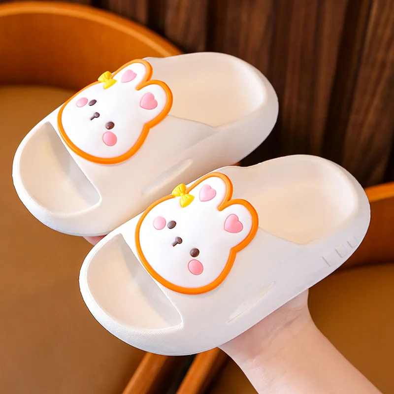 Summer Anti Slip1-10 Years Old Age Multifunctional Ethick Cartoon Cute Girl Baby  Kindergarten Boy Indoor Children Slippers