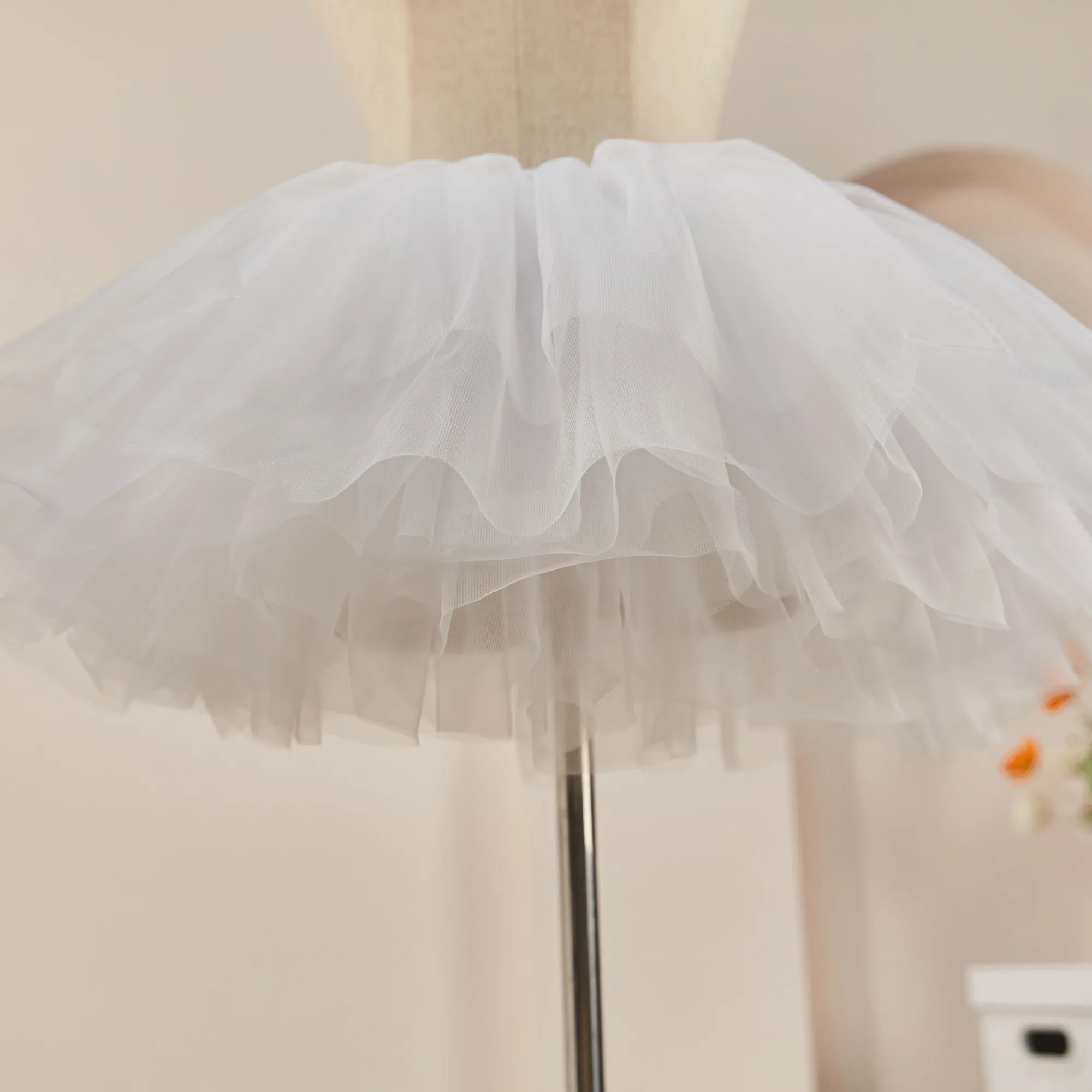 Новая белая и черная пышная тюлевая нижняя юбка в стиле Лолиты, женское бальное платье для косплея, детские свадебные нижние юбки без костей, платье-пачка, вечерние