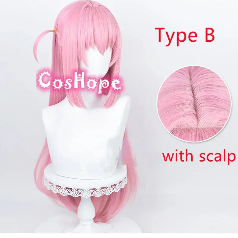 2025 Hitori Gotoh 80 см прямой розовый парик аниме косплей термостойкие синтетические парики