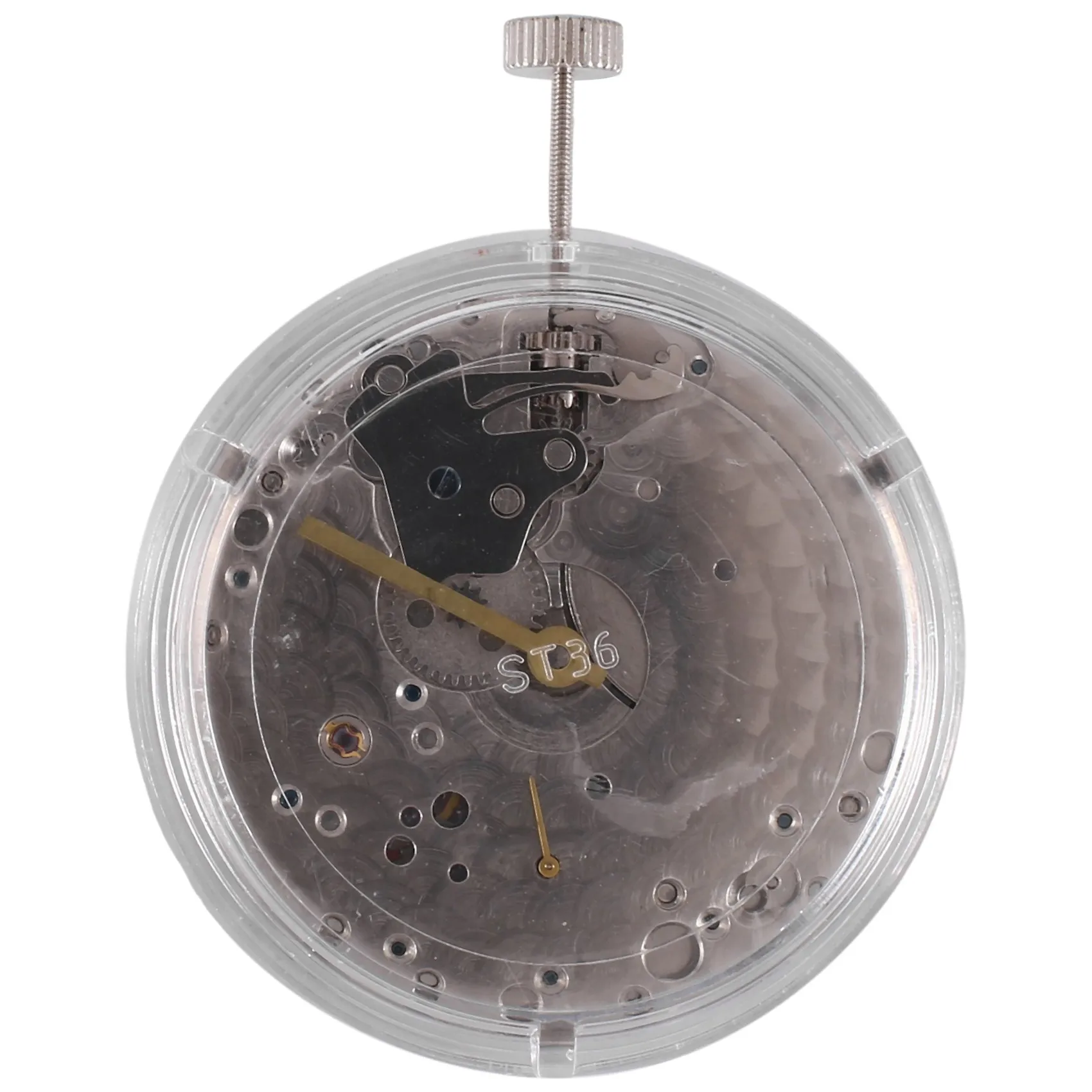1 Piece Accessories ST3601 Homemade 6497 Movement Tuning Manual Up-Chain Two-Pin Semi-Mechanical Movement