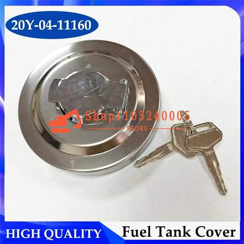 20Y-04-11160 Fuel Tank Cover 20Y0411160 For Excavator PC120-5 PC200-6 PC200-7 PC300-8 Fuel Tank Cap