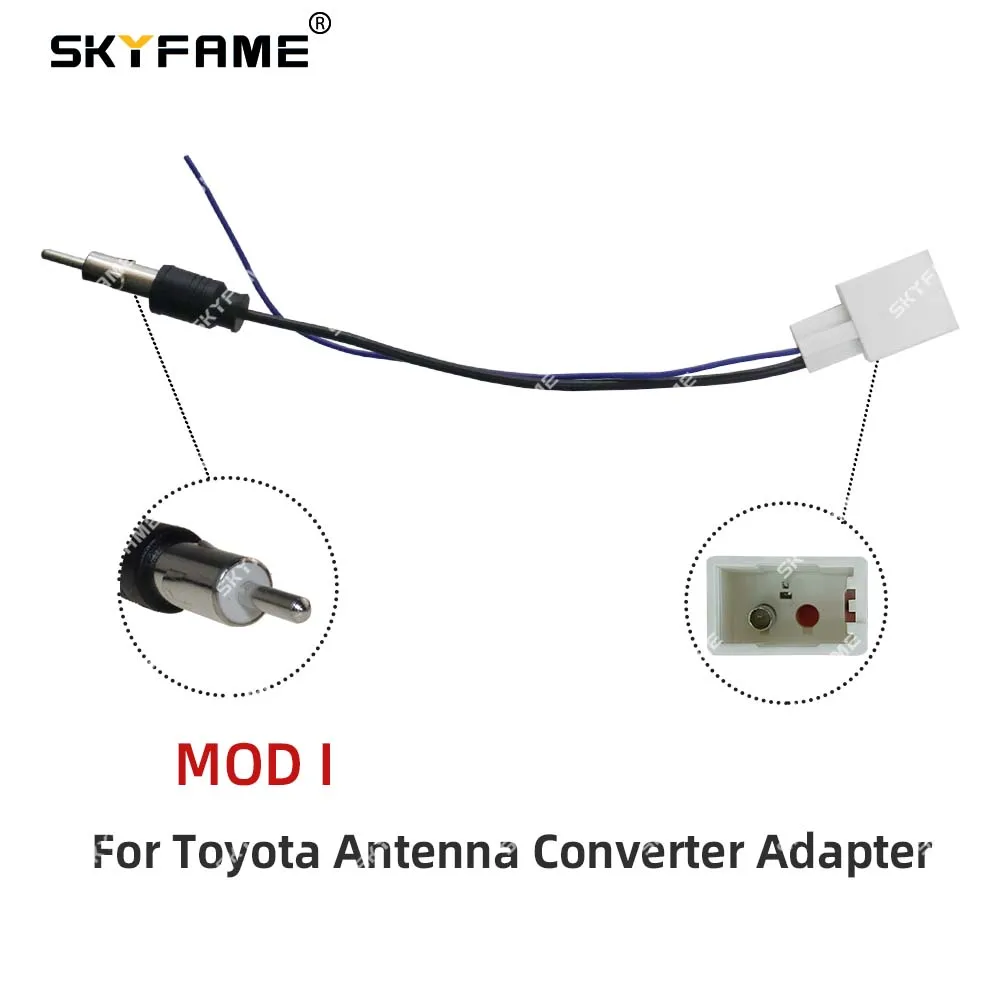 SKYFAME Car Android Original 4pin USB Converter Cable Adapter For Toyota Antenna Converter Adapter