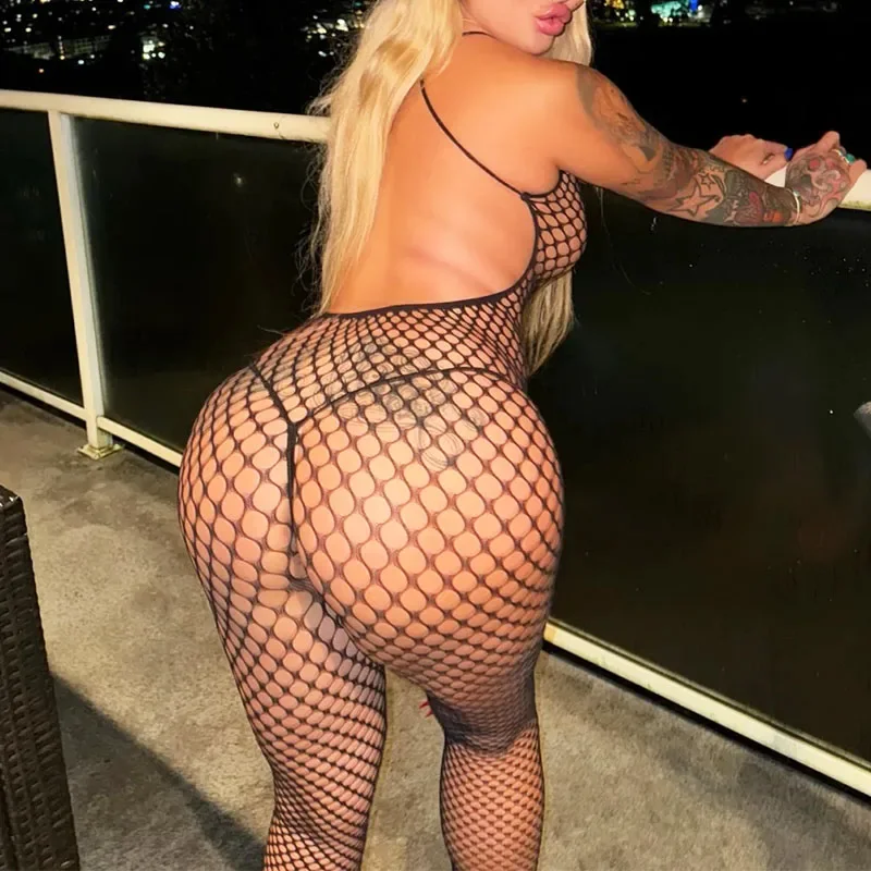 Bodysuit Fishnet Open Bra Crotch Underwear, Pornô Crotchless Sexo BodyStockings, Teddy Apertado, Lingerie Transparente para Mulheres, Gay Bdsm