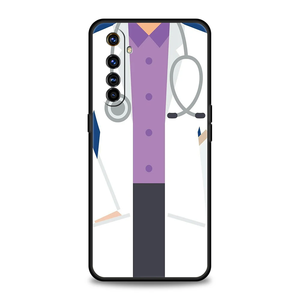 حافظة هاتف لهاتف اوبو A17 A31 A54 A57 A78 A80 A98 Find X5 X6 Pro Reno 6 7 10 11 12 F Pro 5G غطاء من البولي يوريثان الناعم ممرضة الطب الطبي #3