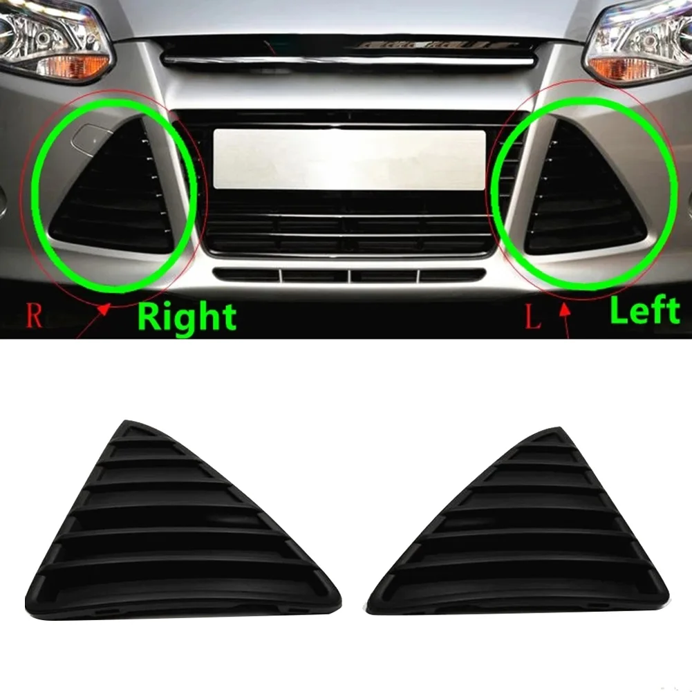 Right Car Front Bumper Triangle Grill Cover for Focus 3 2011 2012 2013 2014