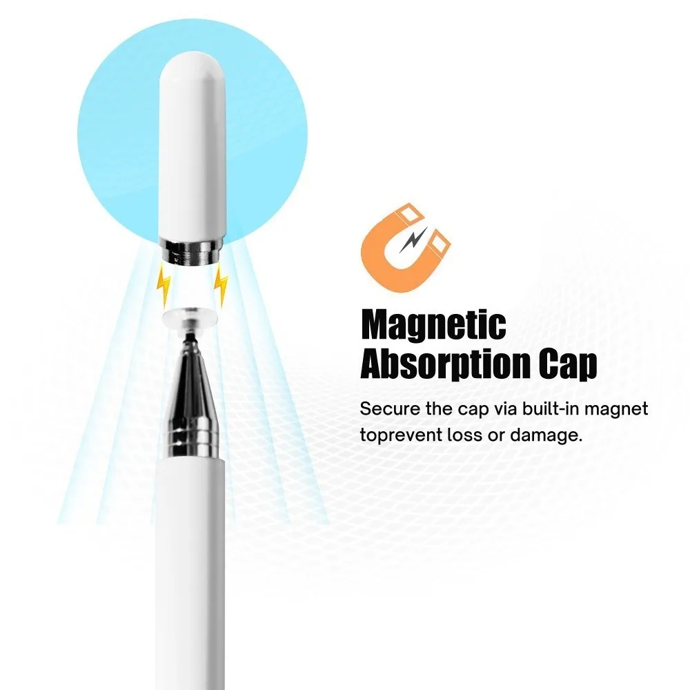 قلم رسم 2 في 1 لجهاز ZTE RedMagic Tablet 3 Pro 2025/REDMAGIC Astra 9.06 بوصة قلم لمس مغناطيسي قلم لوحي بشاشة تعمل باللمس