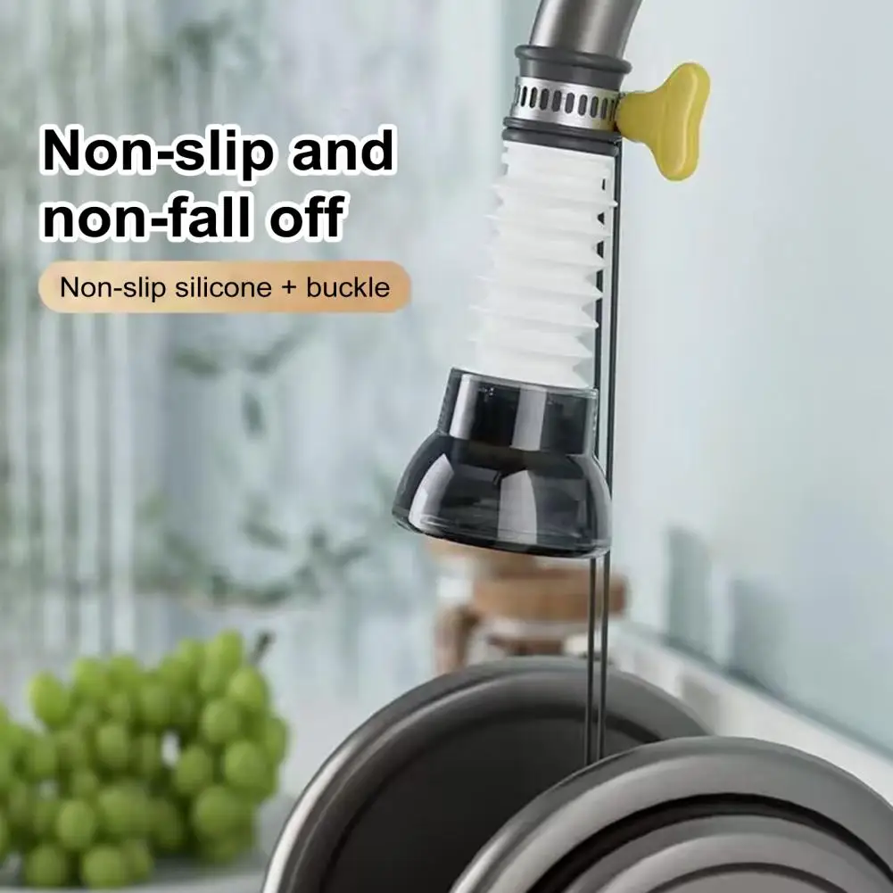 Impurity-filtering Faucet Attachment Faucet Filter for Clean Water 360° Rotatable Faucet Water Purifier with Reinforced Ring