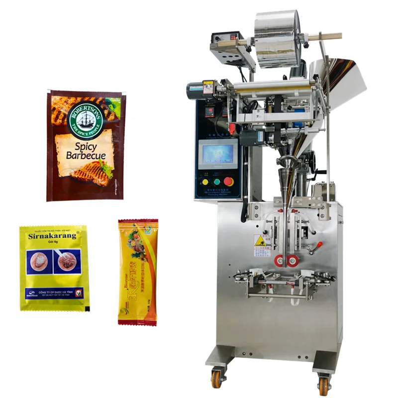 1-150g Automatic Turmeric Enzyme Coffee Food Powder Small Bag Sachet Masala Paper Wrapping Film Sealing Packaging Machine