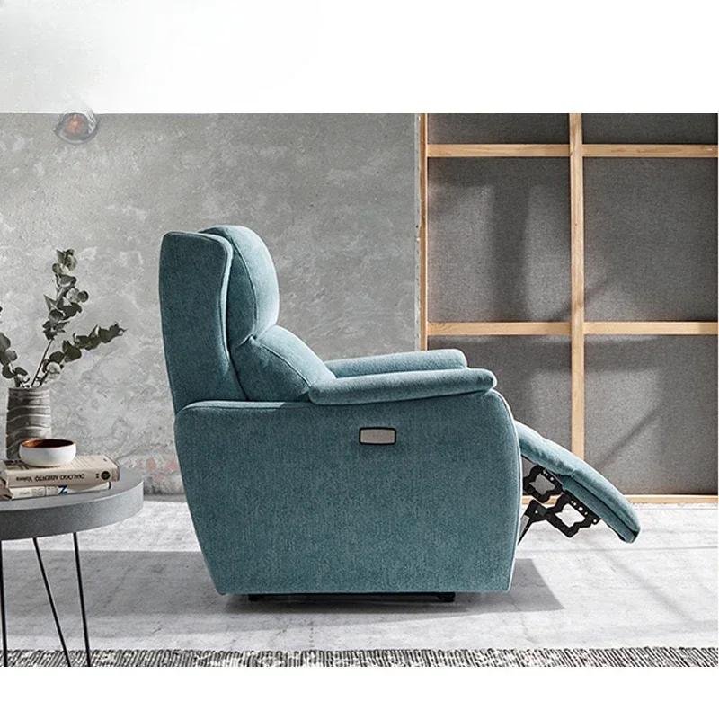 Custom single seat fabric electric adjustable angle single lift sofa with lumbar support Computer chair ergonomic armchair