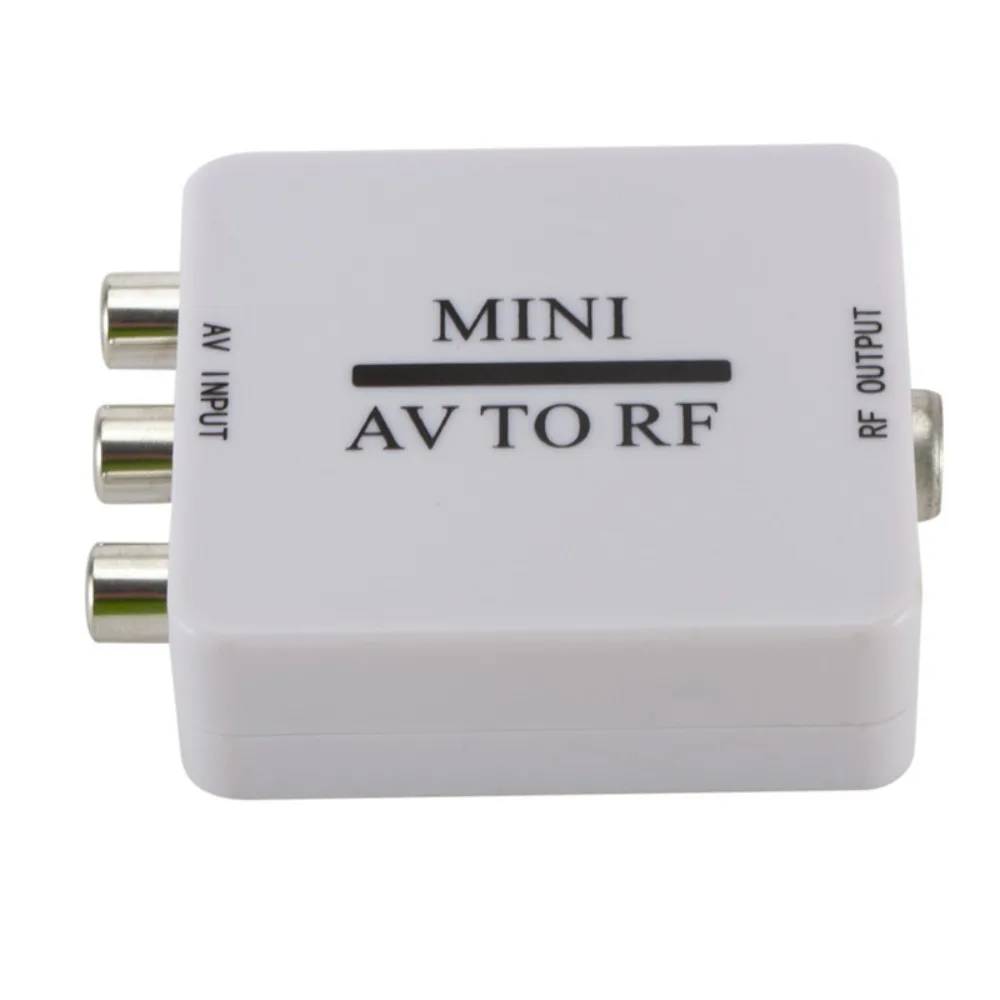 AV To RF RCA AV To RF Converter RCA To RF Video Converter AV To RF Amplifier with RF Line Mini for TV/VHS VCR/DVD Recorder