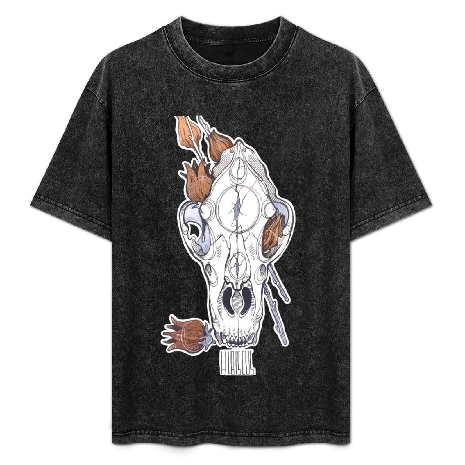 

MorbidiTea - Hibiscus with Black Bear Skull T-Shirt sports fans essential t shirt mens clothes