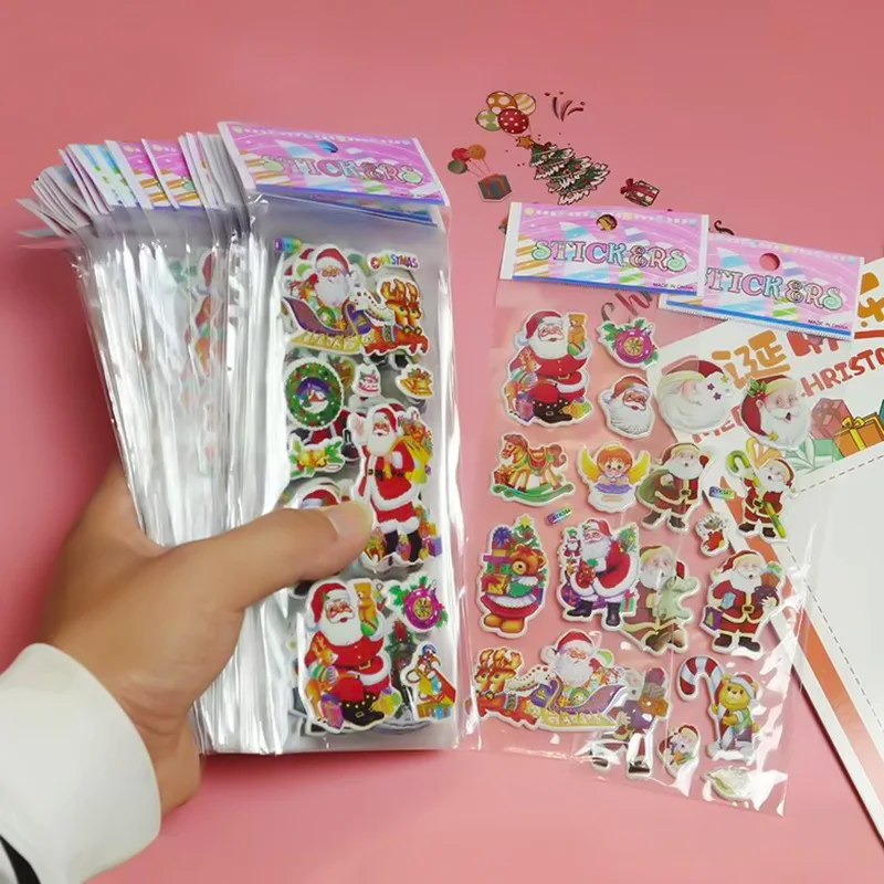 5Pcs 3D Puffy Stickers For students Engineering Vehicle Excavator Stickers Cartoon Cars Stickers For Gift