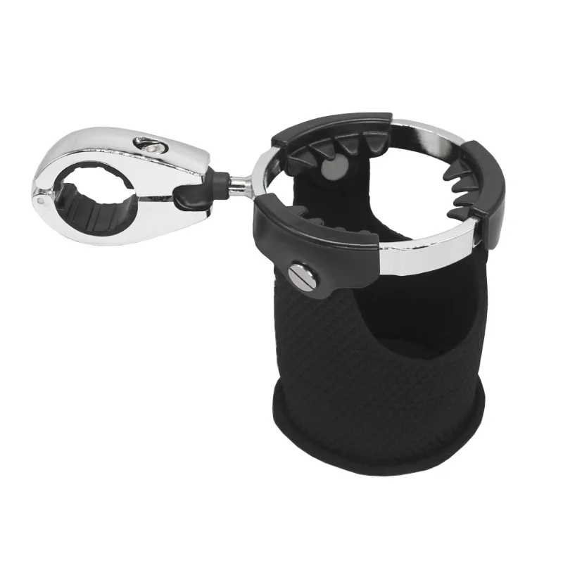 Motorcycle Cup Holder Beverage Drink Can Handlebar Mount 360° Rotation Universal Water Bottle Holder For Motorcycle ATV UTV