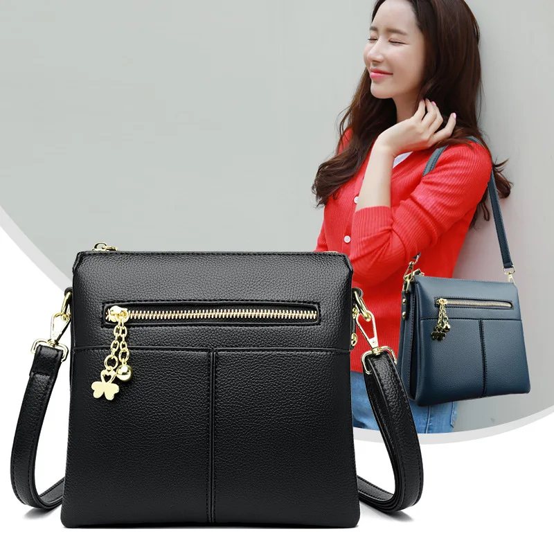 

Light Luxury Women's Oblique Span Bag 2025 New Niche High-end Underarm Bag Multi-layer Large-capacity Commuting Small Square Bag