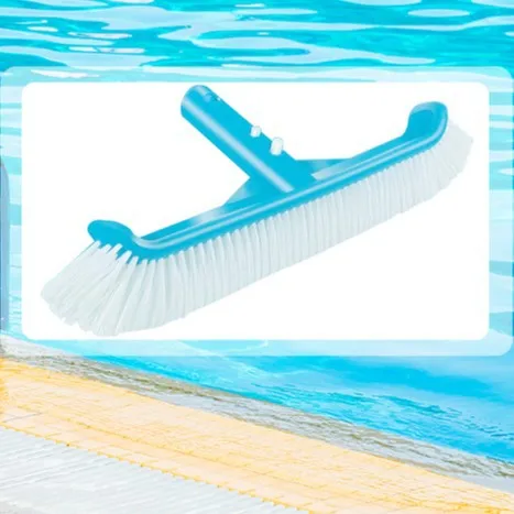 Swimming Pool Cleaning Brush Long Handle Wall Brush Corner Design PP Material
