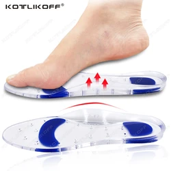 Ortho pä dische Einlegesohlen für medizinische Silikon gewölbe Unterstützung Plattfuß Innen sohle Plantar Schmerz prävention korrigiert Fußpflege Mittelfuß polster