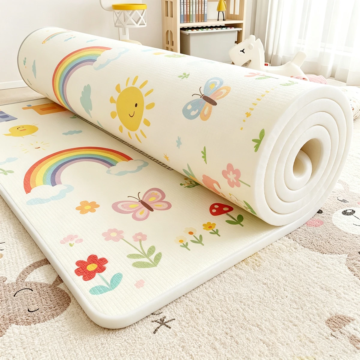 Kids Education Rug - Tappetino da Gioco per Bambini EPE,