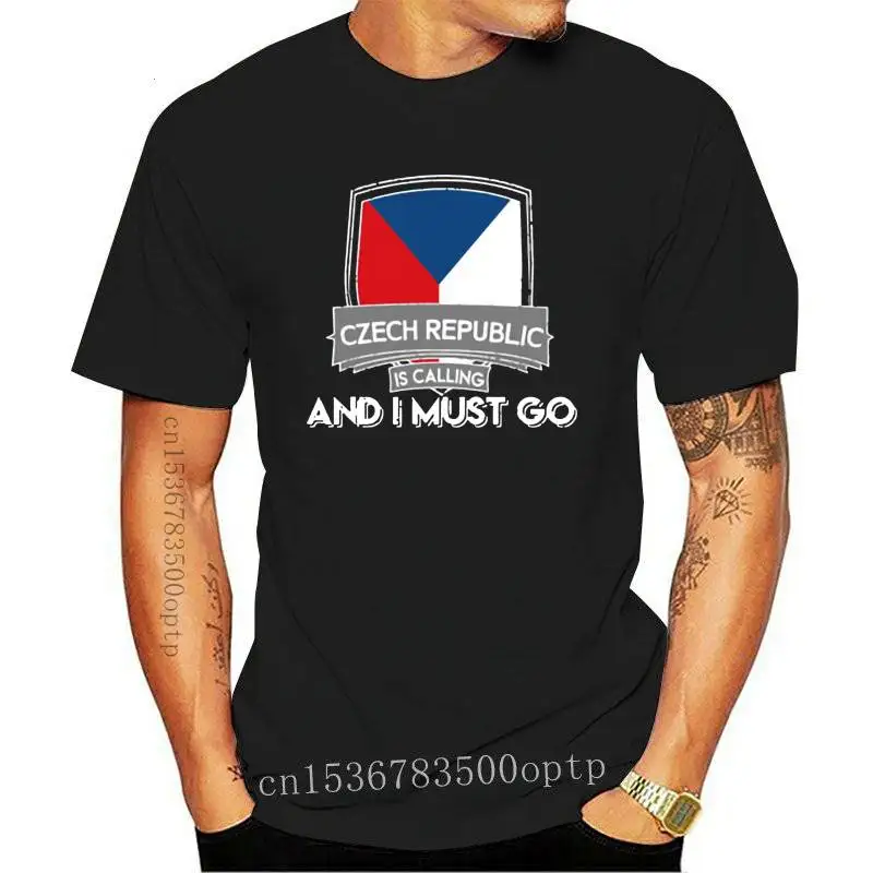 Czech Republic Patriotic T-Shirt, Country Is Calling & I Must Go Tee Top