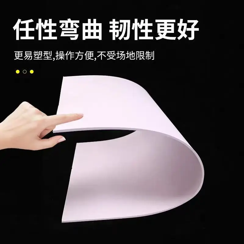 

3-15mm Thick 100x100mm 200x200mm 200x300mm White PVC Foam Board DIY Model Building Material