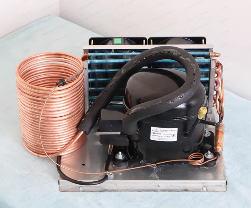 QD30W 220V Chiller Repair Kit with Compressor & Pump, Complete Micro Refrigeration Unit Upgrade