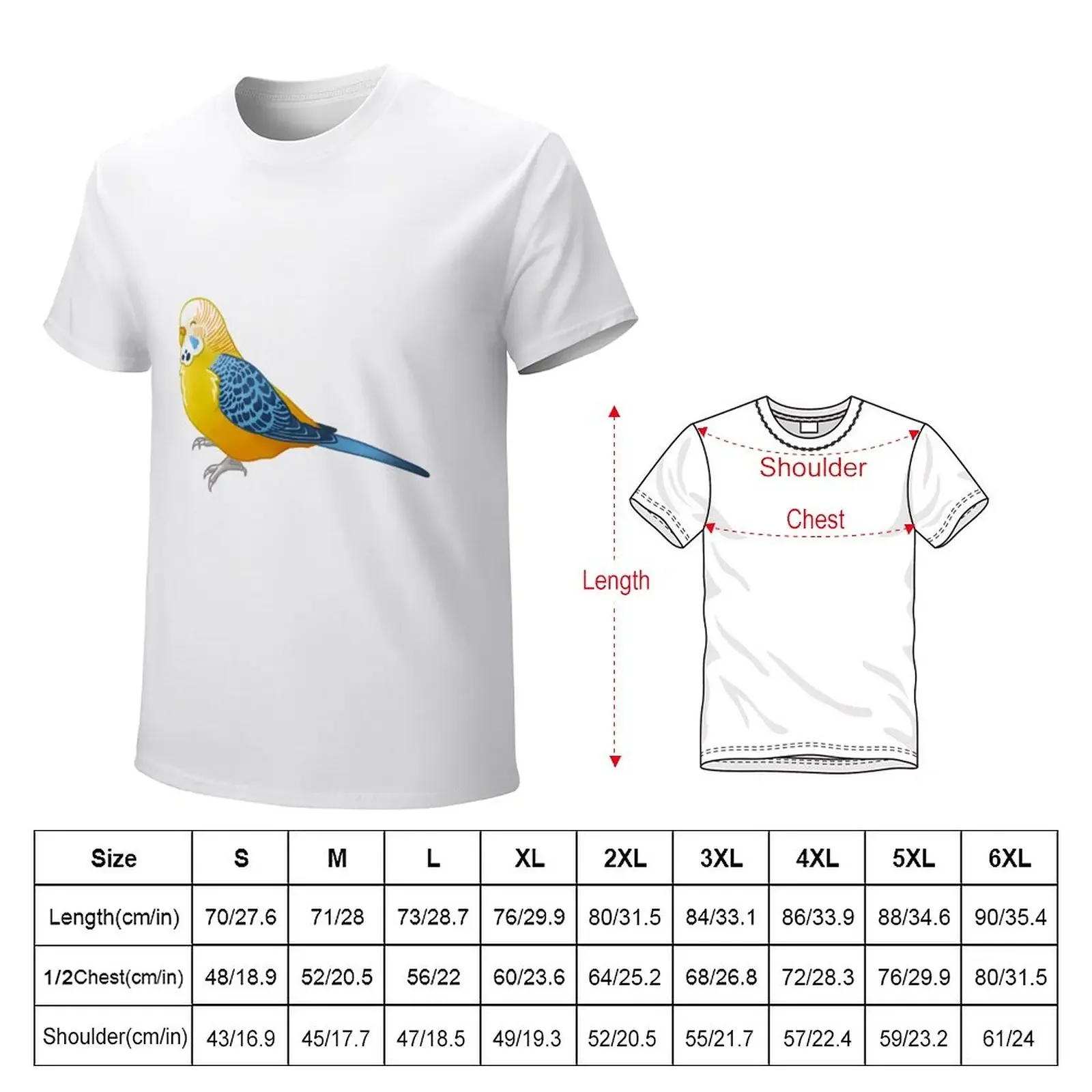 Aroace Pride Budgie T-Shirt vintage graphics mens t shirts casual stylish