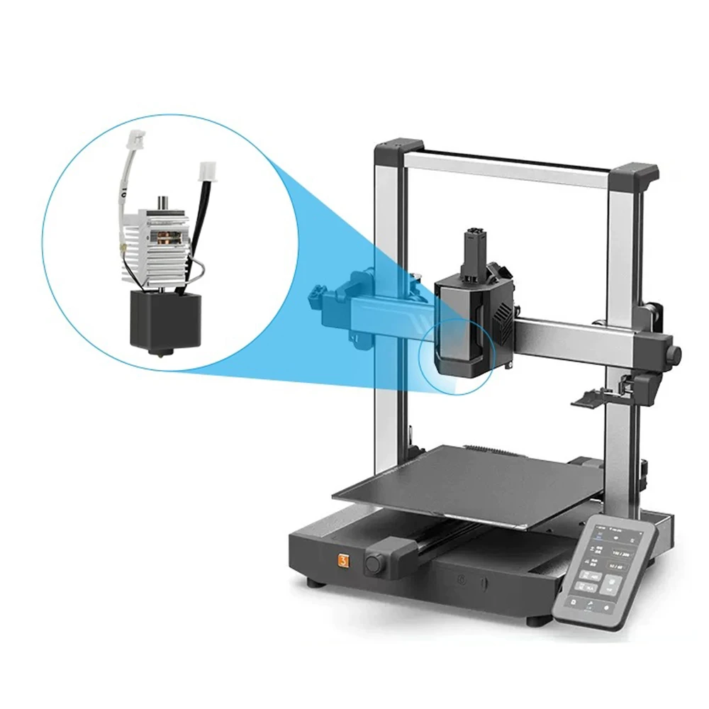 Hzdadeve 2024 anycubic kobra 3หัวฉีด hotend ชิ้นส่วน Pei สำหรับ kobra 3