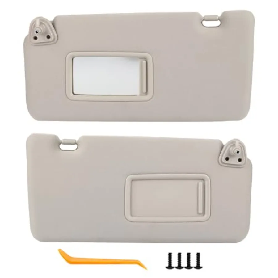 

2 Pieces Sun Visor Replacement for Nissan Versa 2007-2012, for Nissan Tiida 2005-2012, Driver and Passenger Side Sunvisor Repla