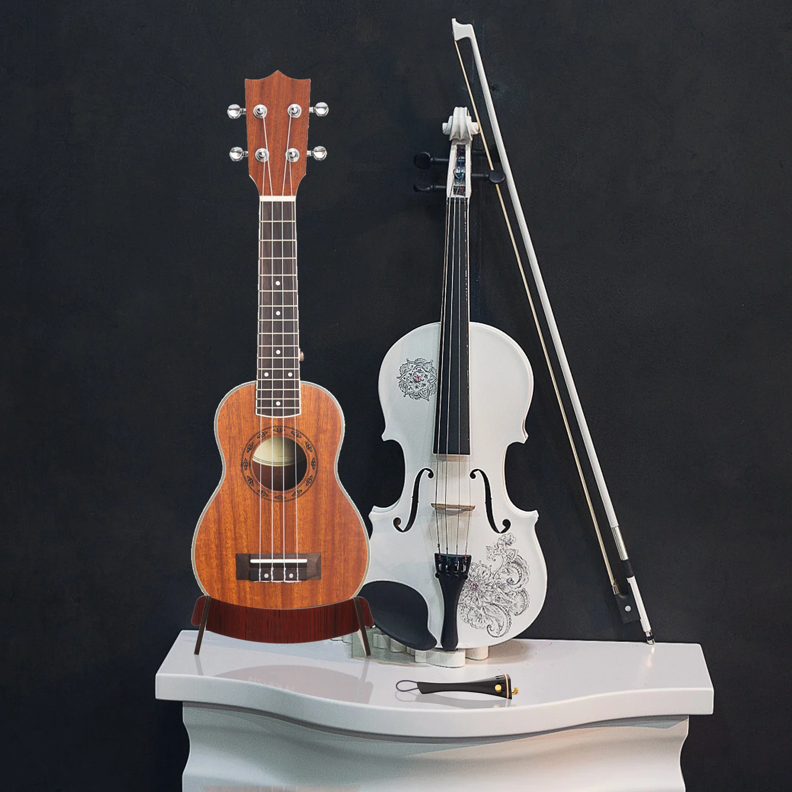 

Violin Accessories Small Violin String Premium Wood Fine Tuner Replacement Part for Musical Instrument Repair Set