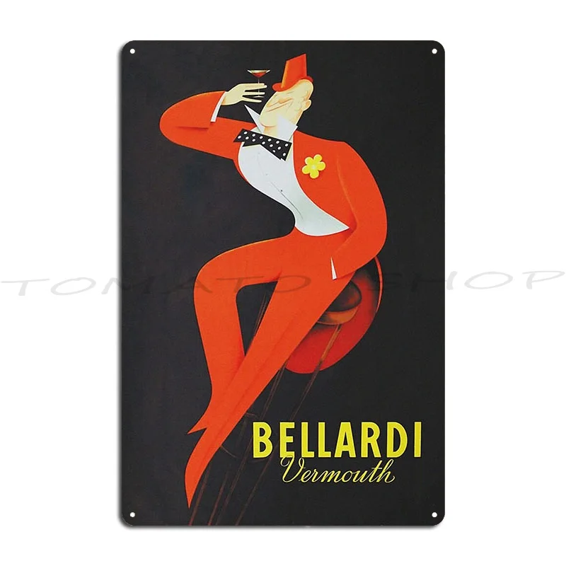 Vintage Beverage Poster Metal Plaque Poster Cinema Wall Decor Painting Design Customized  Tin Sign Poster