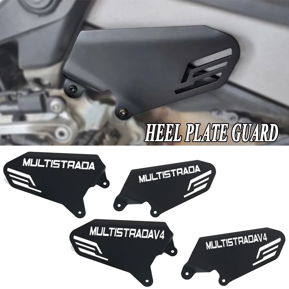 

Motorcycles For Ducati MULTISTRADA V4 V4S TRAVEL/Performance/SPORT/ FULL 2021-2023 Heel Guard Rearset Plate Foot Peg Protector