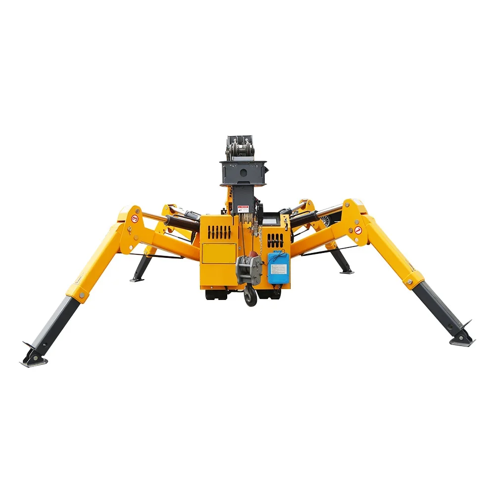 3 Tons Crawler Folding Mini Spider Crane High Performance Spider Crane Small Spider Crane