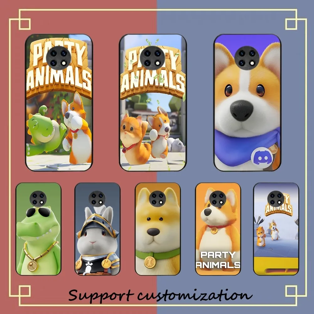 Game P-Party A-Animals Phone Case For Redmi Note 4 X 5 A 6 7 8 T 9 9S 10 11 11S 11Epro Poco M3 pro