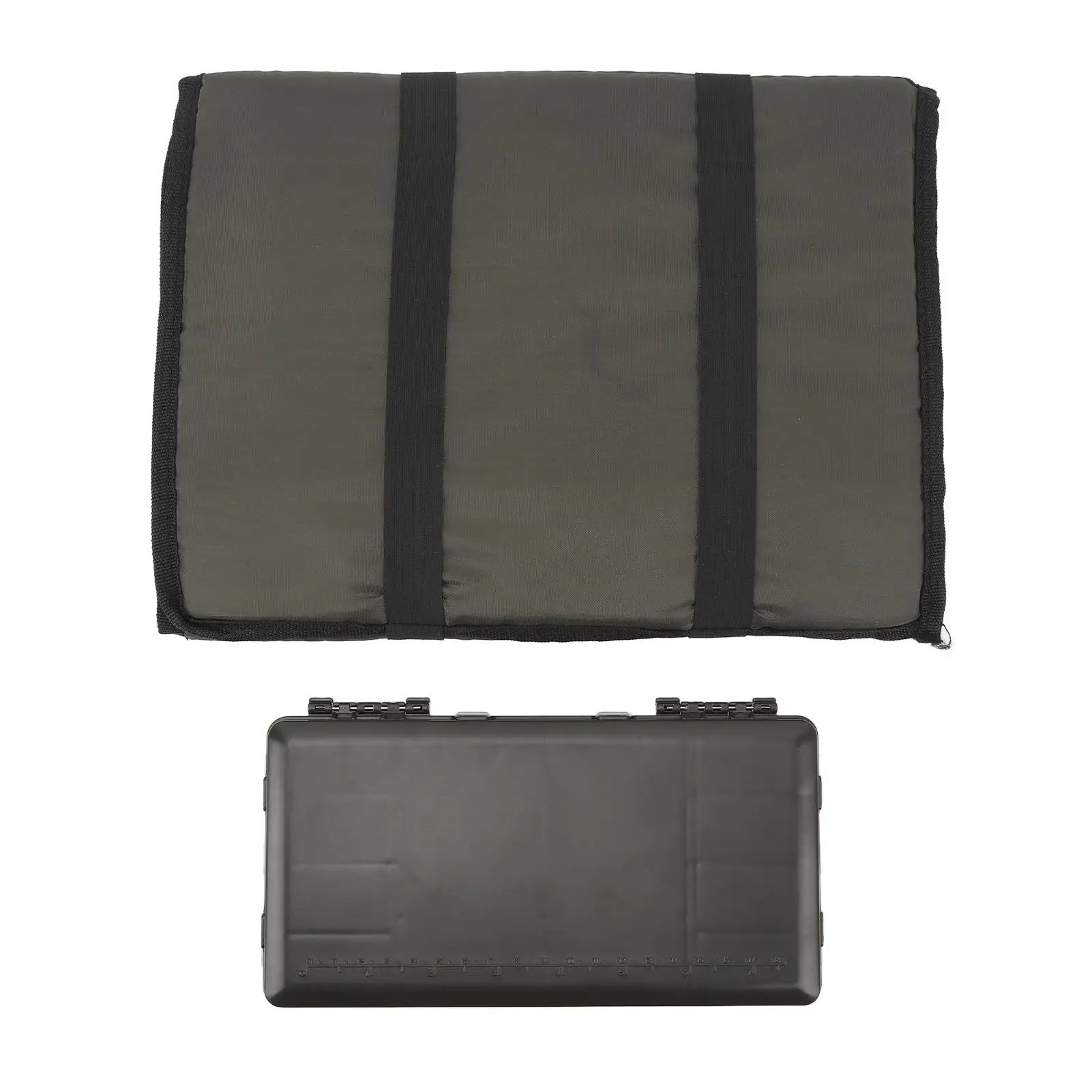 Portable Fishing Folding Unhooking Mat with Lure Box for Anglers