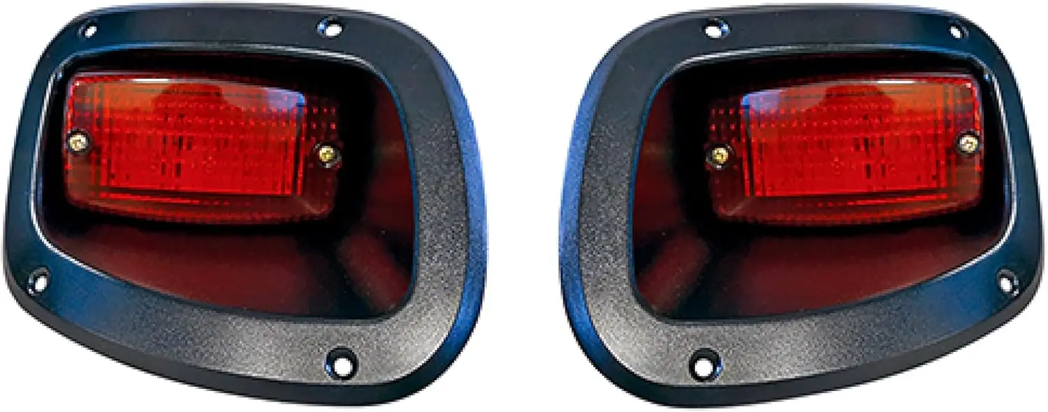 

Red Hawk LGT-339 LED Taillight Set Compatible With/Replacement For E-Z-GO TXT, 12V-48V 2014 and newer Golf Carts