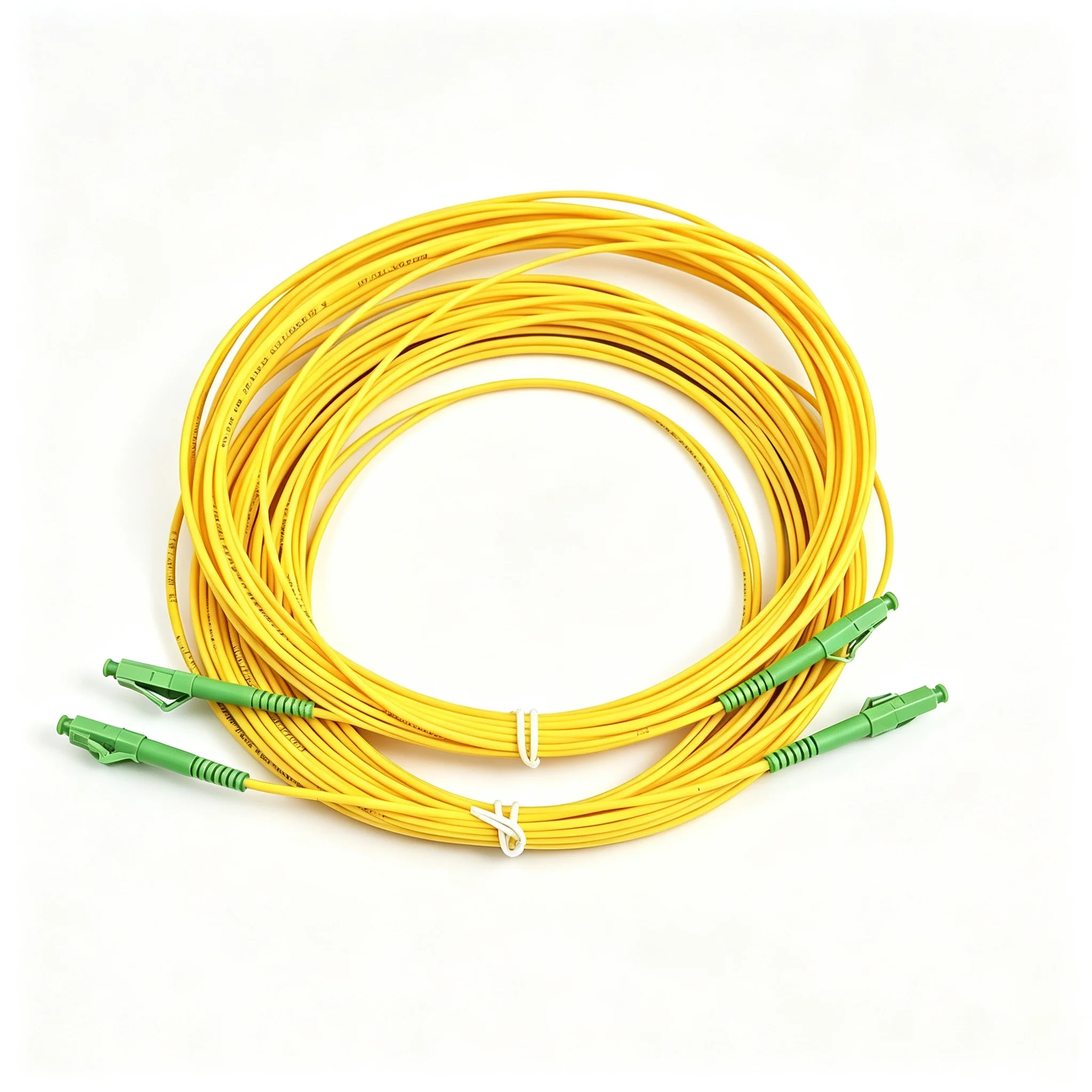 Simplex OS2 Single Mode LC APC to LC APC LSZH 2.0mm Fiber Optic Cable
