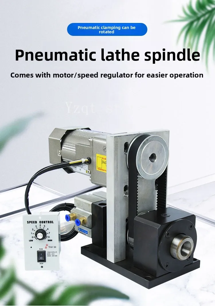 Pneumatic spindle rotary clamp seat instrument front automatic fixture rotary welding joint numerical control automatic with