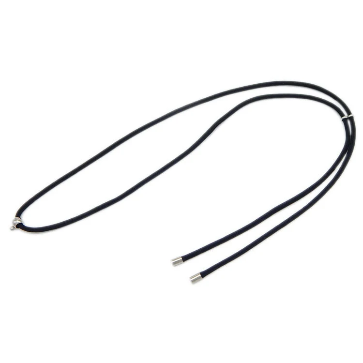 50pcs Stainless Steel Cord End Caps Crimp Clasps Fit 2mm-5mm Leather Rope DIY Bracelet Accessories For Jewelry Making Findings