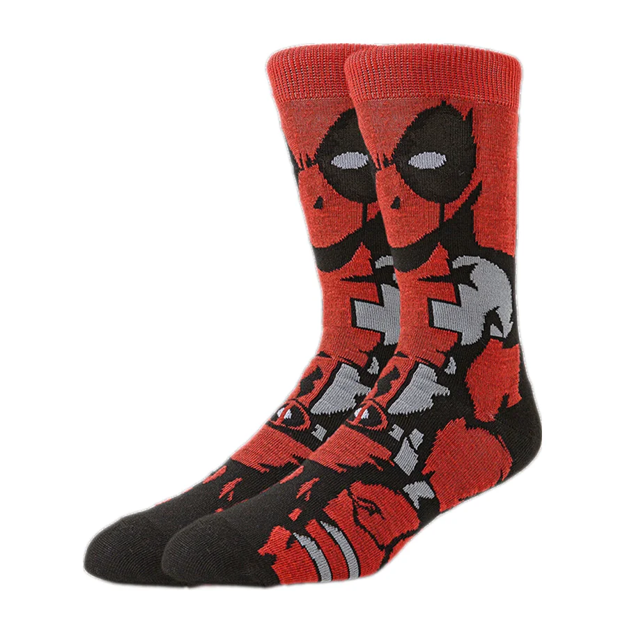 1/5Paris Potdemiel Disney Mannen Vrouwen Cartoon Anime Kerstmis Halloween Prints Street Fashion Nieuwigheid Grappige Crew Sokken